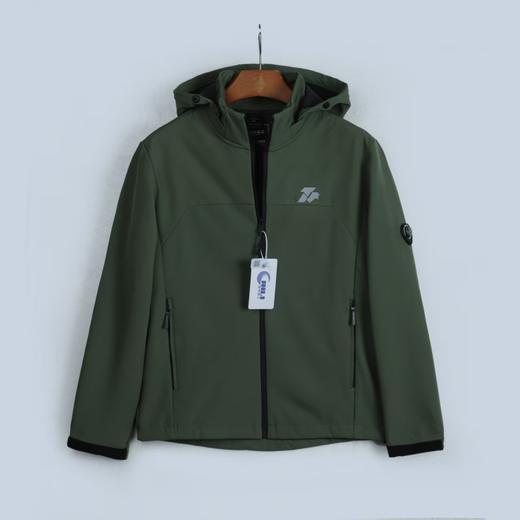 【26连帽软壳风衣】2026新款春秋薄绒连帽软壳风衣上衣03h 商品图2