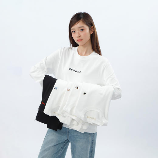 基本款正肩宽松纯色T-纪念日百货门店同款169453187 商品图0