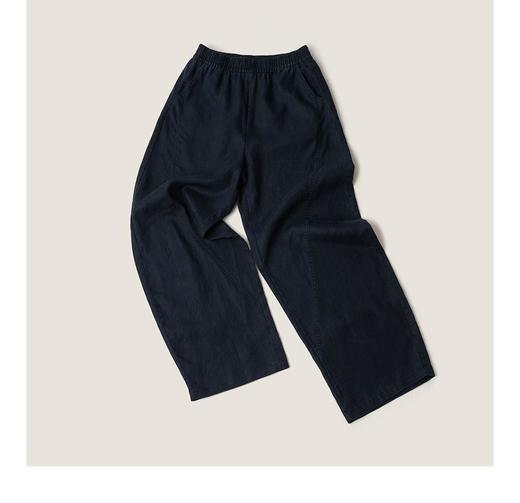 【走路带风】重磅100汗麻裤   会呼吸天然汗麻轻盈肌理感松弛镰刀裤拖拖裤 9912 商品图9