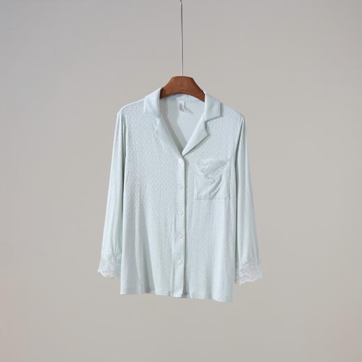 西子/软眠40支柔粘纤提花蕾丝花边家居服睡衣套装/JJKX0094 商品图2
