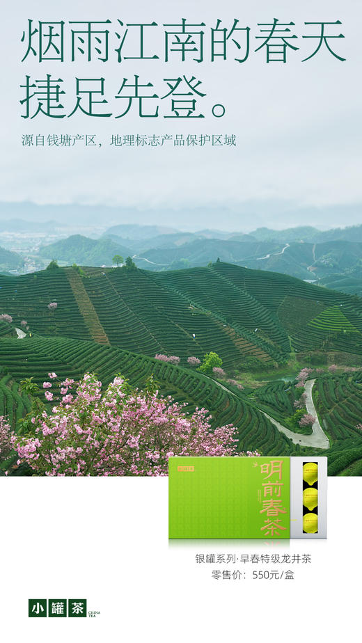 【现货现发】小罐茶银罐绿茶2026新茶特级龙井茶茶叶15罐礼盒装 商品图2