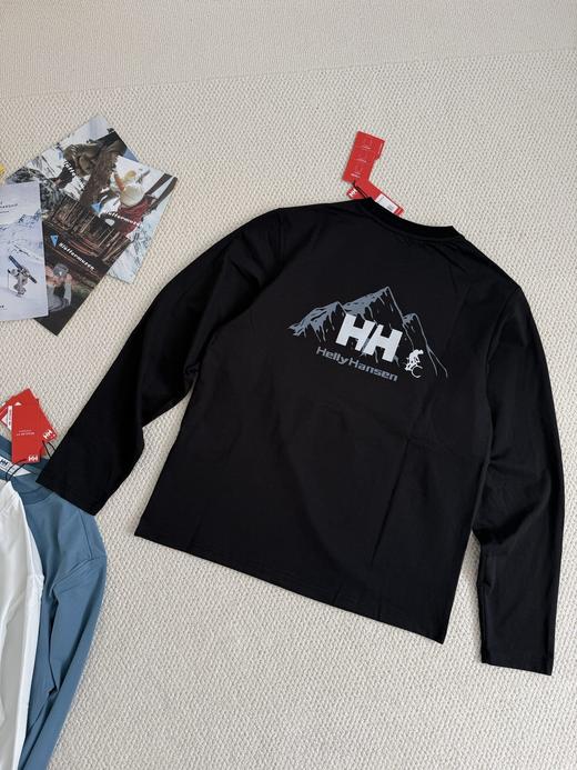 HH26春新中性款运动无束缚速干抗菌基础长袖T恤 商品图5