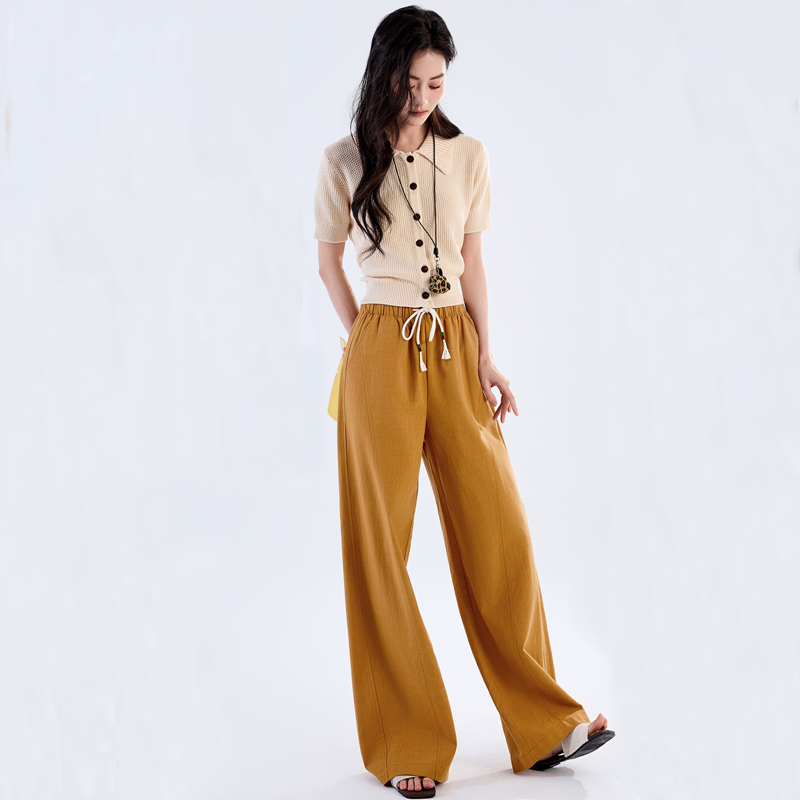 48%莱塞尔  棉莱老钱裤 春夏新款 轻薄透气 舒适百搭 A-5907