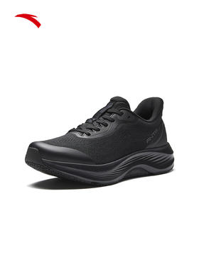 安踏神行15丨软底防滑运动鞋春黑色通勤男鞋健身训练鞋 112627718