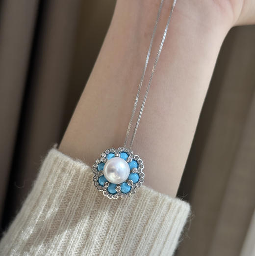 爆款返场 | 澳白花朵吊坠 商品图1