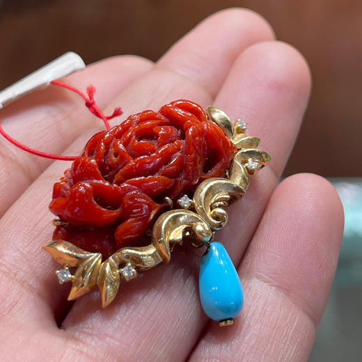 13800元/个阿卡珊瑚雕件 商品图1