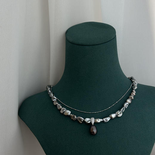 懂货宝子福利秒掉 罕见keshi大溪地黑珍珠 不含链子 单独链子129元私 商品图3