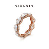 Forever·永恒之环系列 [ShiningHouse培育] 专利特切钻石[星运钻] 18k金钻石戒指 人工真钻人造钻石K金戒指时尚钻石女戒悦己送礼臻选【此商品不支持7天无理由退货退款】预计3日发货 商品缩略图1