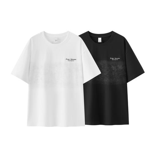 商场同款|森马短袖T恤男夏季字母印花针织衫2026新款潮牌个性上衣 商品图4