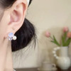 轻奢小众简约精致心银针耳环纪念日百货门店同款162400007 商品缩略图7