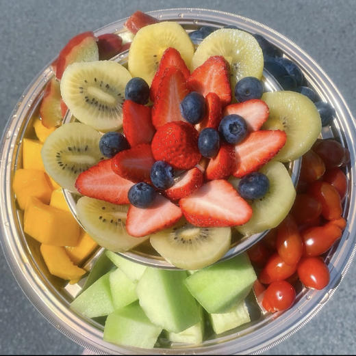 春日限定双层豪华果切 水果当时随机 需定制联系客服 商品图3