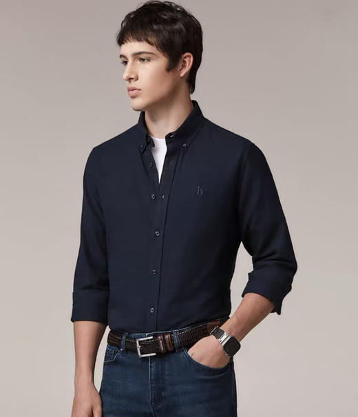 纯原～哈吉S 经典款男士衬衫衬衣7色3.10 商品图7