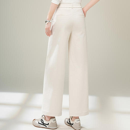 宽松阔腿裤百搭休闲裤，气质优雅高腰直筒裤MYX-XBMY-9601-Y 商品图2