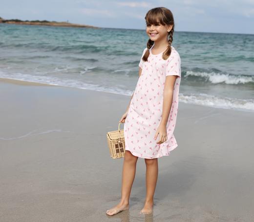 【奇趣怪兽】SCHIESSER德国舒雅童装女童睡裙莫代尔清爽舒适柔软亲肤家居睡裙3F/26389D 商品图1