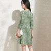 剩S/M/L/XL 芳外新款法式收腰小个子雪纺碎花连衣裙女8T22AL0240 商品缩略图4