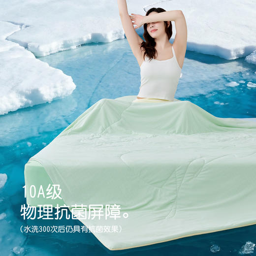 匹鲁双面凉感冰岛被 新型方格纹理 速干透气 AB双面设计 商品图4