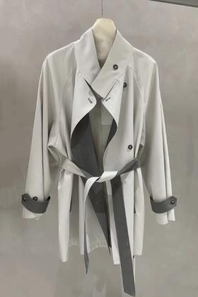 【门店同款】ENJOY春季韩系撞色风衣 170544561