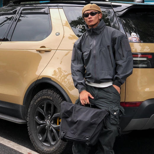 LeWalk  ALPHA JACKET GEN 2.2 MEN'S防水透气拉链舒适休闲长袖夹克冲锋衣 商品图6