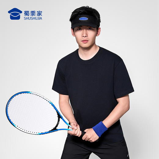 【纯棉圆领短袖T恤】通勤宽松短袖休闲运动半袖T401 商品图7