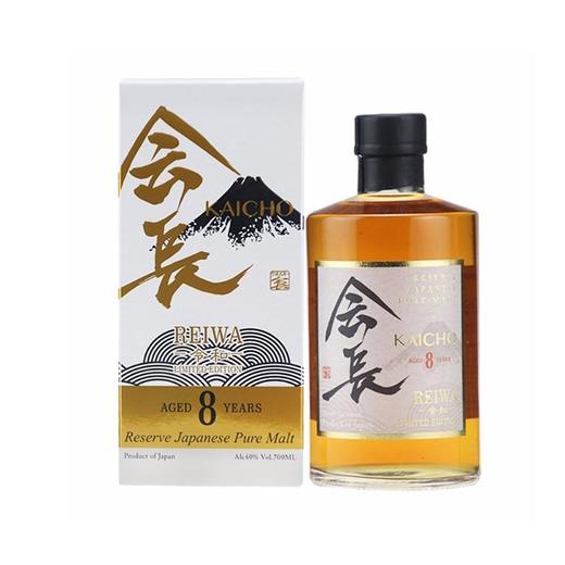 会长8年纯麦日本威士忌  700ml 商品图0