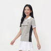 森马POLO衫女夏季纯棉宽松质感拼色图案印花运动风球衣风潮酷上衣 商品缩略图2