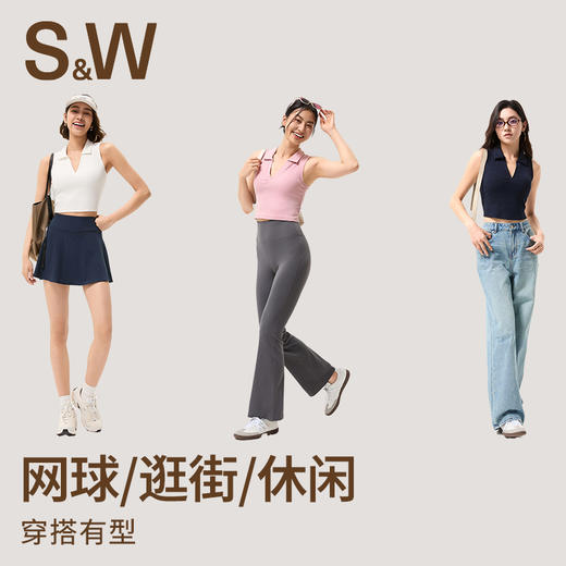 【SW速惟】 固定胸垫柔软冰爽丝透气无袖瑜伽运动背心8352 商品图4