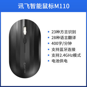 【DZ】科大讯飞无线蓝牙鼠标M110黑色/白色