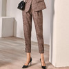 剩S/M 米思阳春季新款气质通勤女式裤子简约百搭显瘦九分休闲裤3667 商品缩略图3