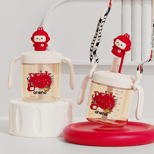 恩尼诺-A504 PPSU成长新章·PPSU牛奶杯 300ml 2色可选【组合】 商品图4