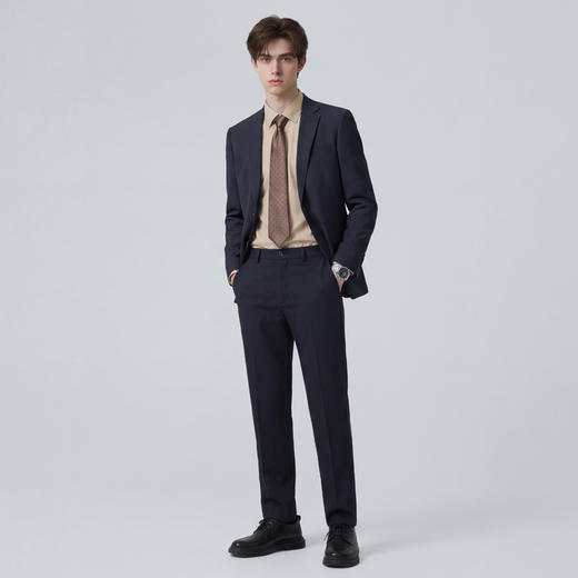 【不易变形】圣得西男士2026新款西服套装春季商务休闲高端西装 商品图5