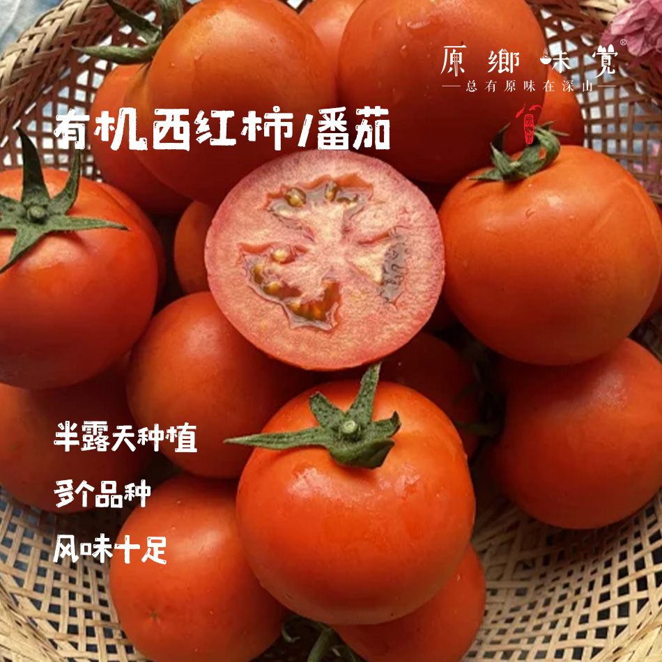 有机西红柿/番茄（基地直发-顺丰快递）| 3斤/4.5斤，来自广州从化，生产者：郭锐【合作生产，公平贸易】
