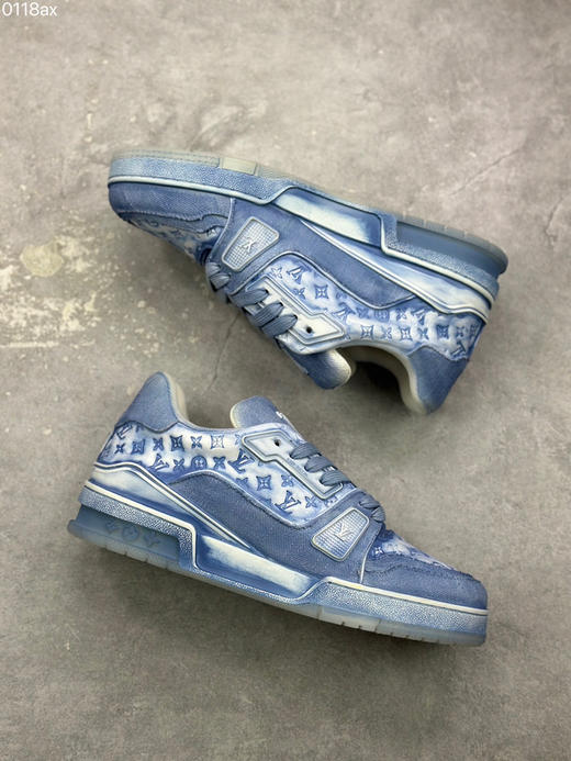 春季特惠💰880 路易威登 LV Trainer 低帮休闲板鞋 商品图4