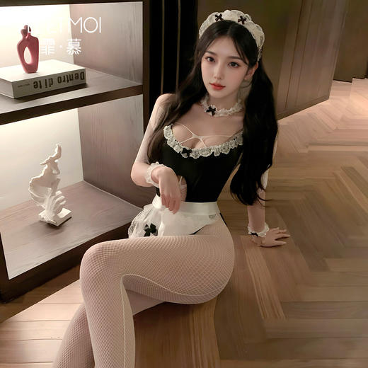 霏慕 女仆开裆露臀连体衣套装ZY92 商品图2
