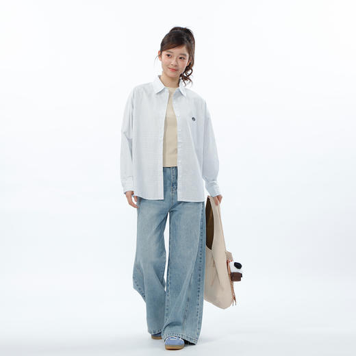 宽松百搭基本款阔腿直筒牛仔裤-纪念日百货门店同款169453312 商品图3