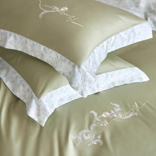 天丝棉四件套-花畔  (35%棉 65%莱赛尔) 一床双风格，承包四季温柔 商品图6