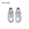 Dfuse迪芙斯2026春季新款皱纹牛皮拼钻双鞋带潮酷运动鞋德训鞋 商品缩略图4