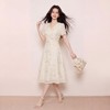 奢姿大码女装2026夏季减龄刺绣碎花V领连衣裙胖妹妹温柔风裙子9962894623 商品缩略图2