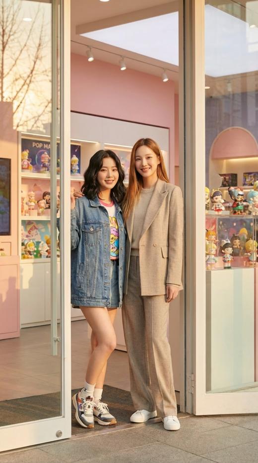 压明线处理腰袢造型阔腿裤 商品图3