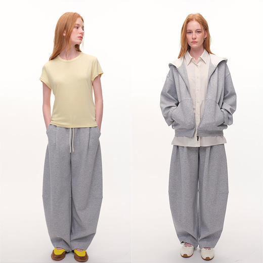 UMILAB｜漫游*日常王者 空气感高弹舒适松紧腰藏肉茧型神裤P1326V 商品图2