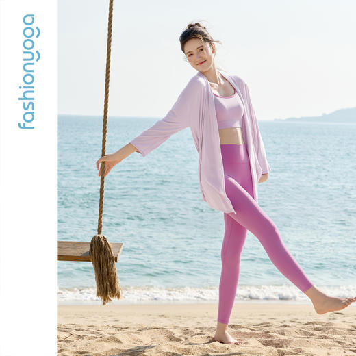 凡圣瑜伽气质天丝外搭长袖F16314 商品图13