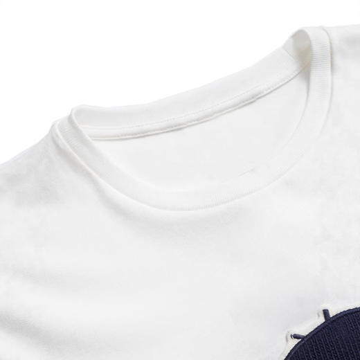 「高货yn」全新升级【铂金会员174/天猫229/差价55】(03024)洛诗琳气质立体刺绣T恤2026春夏新款正肩小熊图案短袖上衣 商品图2