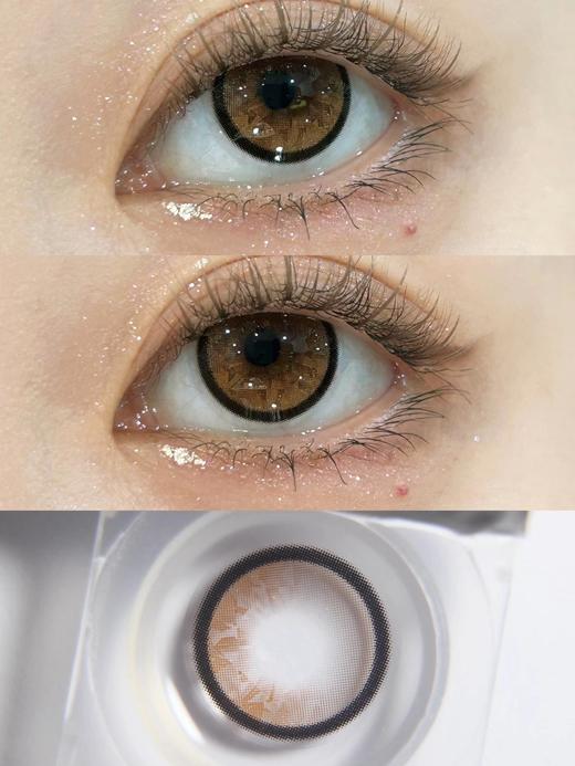 【瓶装】年抛新款唐纳滋黑/十三克拉/星星点灯/月夜精华/奶球黑/十四克拉~美瞳 商品图5