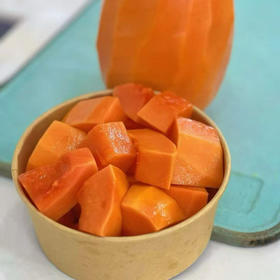 红心牛奶木瓜果切（500克）