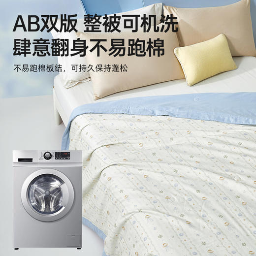 双层纱脱脂棉花夏被(青川) 商品图4