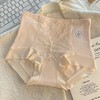 轻奢蕾丝纯棉高腰微收腹内裤女无痕10A抑菌加长纯棉裆平角内裤女 商品缩略图4