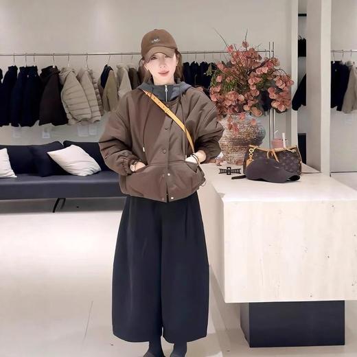 【换季清仓棉服 无退换】抽绳夹棉连帽冲锋衣外套女款！2025秋冬宽松休闲加厚保暖棉服通勤风！ 商品图6