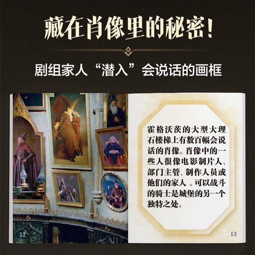 哈利波特袖珍书 霍格沃茨魔法学校 华纳官方授权哈利波特周边挂链书袖珍微型书幕后设计哈迷艺术收藏书籍火柴盒大小魔法博物馆 商品图4