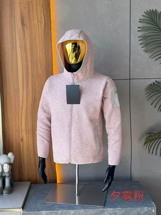 （8色连帽刺绣） ARC 2026春秋COVERT系列男女同款连帽开衫轻量抓绒外套！ 商品图8