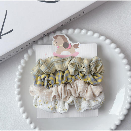 彩色小肠圈卡装发圈（4个）-纪念日百货门店同款169452969 商品图4