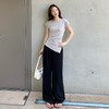 【72h发货】Beau Muse老钱风亚麻阔腿裤 | 舒适透气、显瘦百搭、复古优雅、多色可选 商品缩略图4